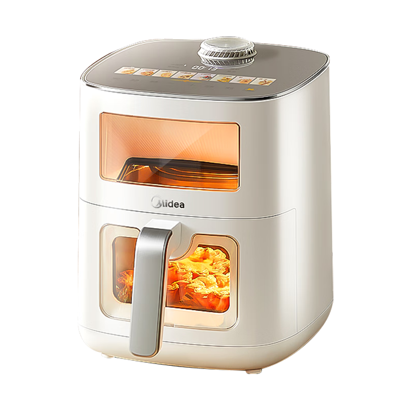 PLUS会员、国家补贴：美的 新风炎烤系列 KZC6521 空气炸锅 6.5L 463.37元（需用