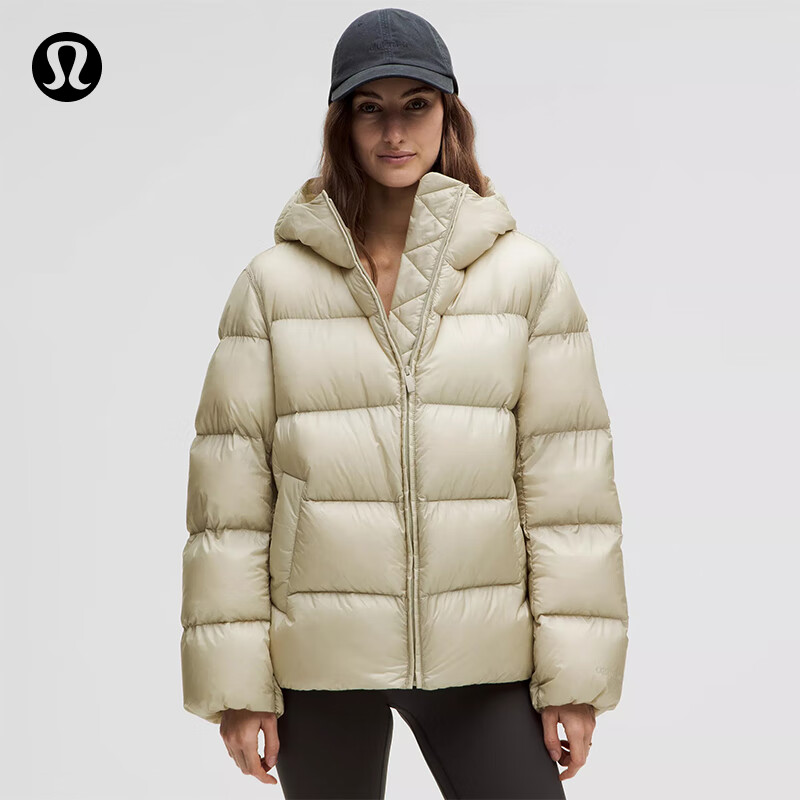 lululemon 丨Featherweight 女士轻盈版羽绒连帽外套 LW4CHPS 生亚麻色 2880元