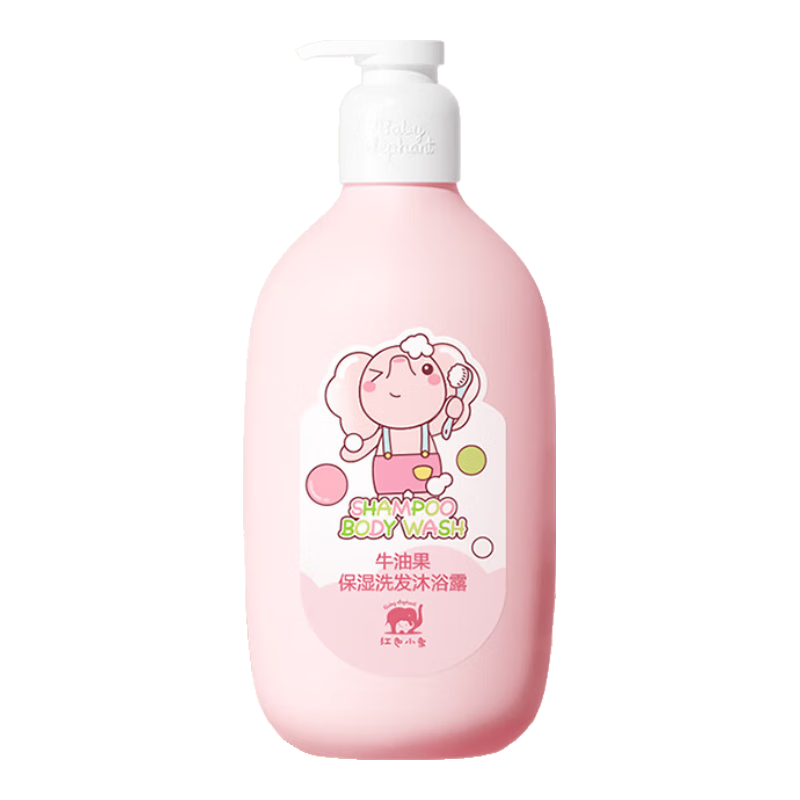 PLUS会员：Baby elephant 红色小象 牛油果保湿洗发沐浴露 786ml 29元（合14.5元/件