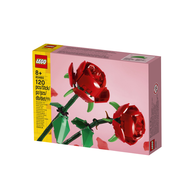 LEGO 乐高 【自营】LEGO乐高40460玫瑰 花束积木玩具拼插拼装礼物益智礼物 82.65