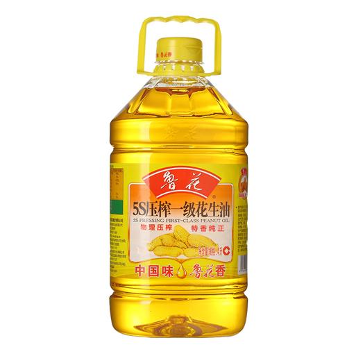 luhua 鲁花 5S压榨一级花生油4L鲁花生油家用食用油新日期工厂直发新期 119.8