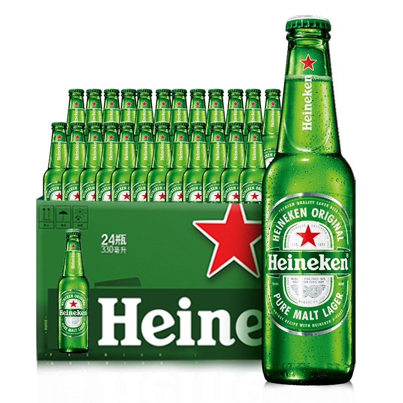 Heineken 喜力 经典330mL 24瓶 126.12元包邮