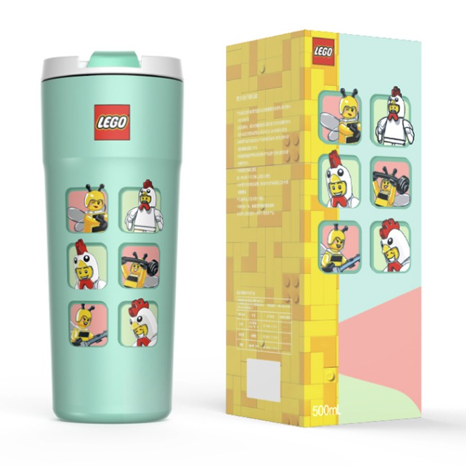 LEGO 乐高 CLASSIC经典创意系列 HE-500-8 保温杯 500ml 表情头像 149元（需用券）