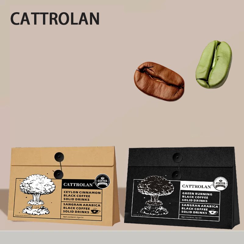 CATTROLAN阿拉比卡黑咖啡天然成分多重激燃 券后39.9元