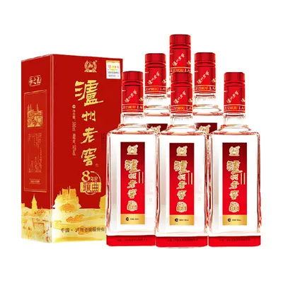 88VIP:泸州老窖 8年窖头曲 和之礼 52﹪vol 浓香型白酒 500ml*6 441.68元+8元淘金币
