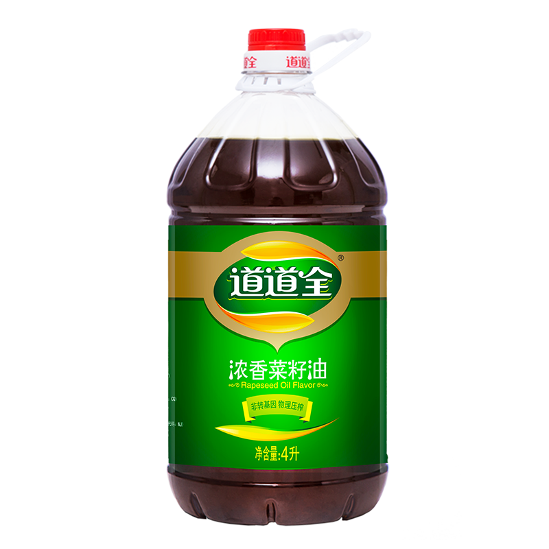 道道全菜籽油 浓香菜籽油4L 46.81元