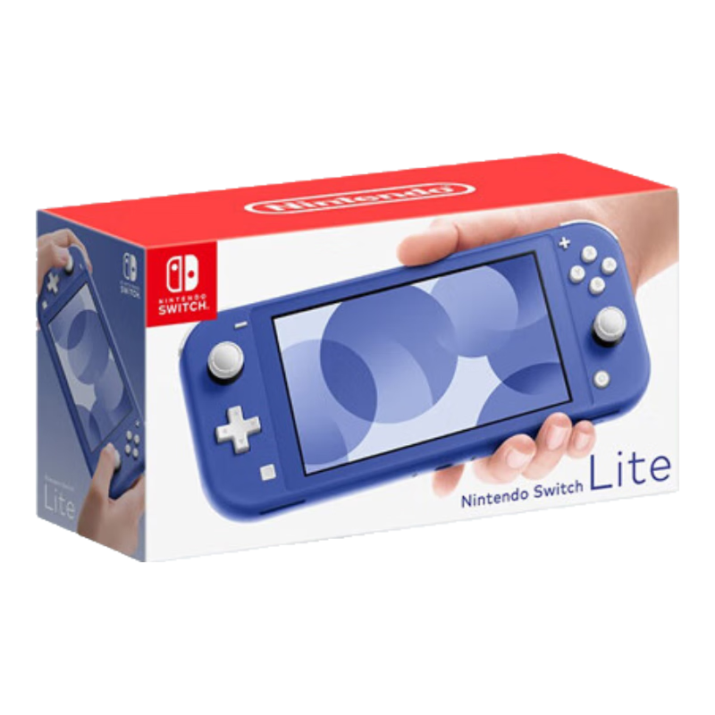 PLUS会员：Nintendo Switch任天堂NS主机日版Switch Lite mini NSL掌上便携游戏机 蓝色 