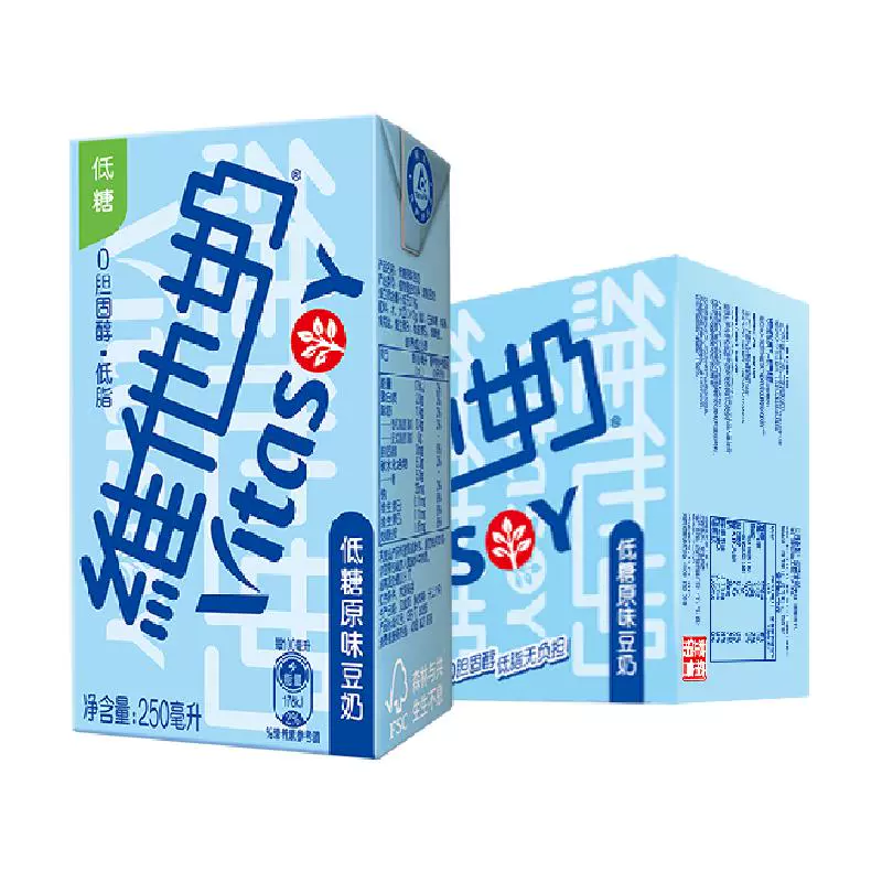 vitasoy 维他奶 低糖原味豆奶 250ml*16盒 ￥32.11