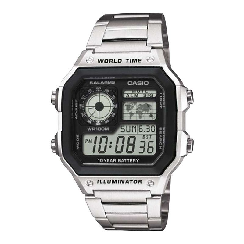 CASIO 卡西欧 42.1毫米石英腕表 AE-1200WHD-1A 248元