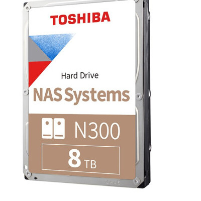 TOSHIBA 东芝 N300系列 3.5英寸 NAS硬盘（CMR、7200rpm、256MB） 1799元