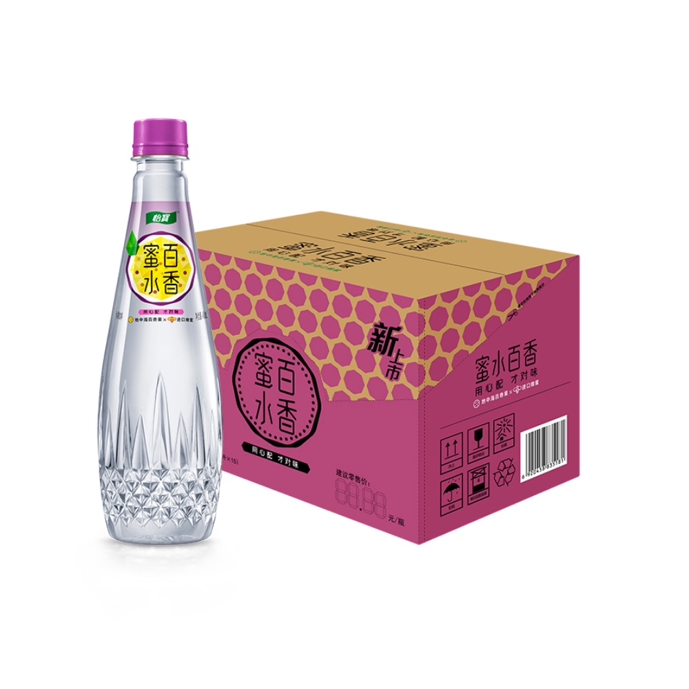 88VIP：C'estbon 怡宝 蜜水百香果汁饮料 480ml*15瓶 40.4元（需用券）