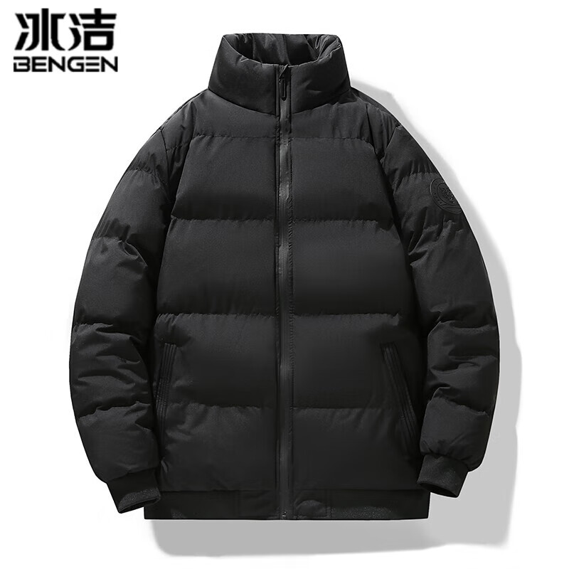 BENGEN 冰洁 睡衣加厚加棉可外穿棉服棉衣 黑色XL（130-150斤） 119.9元（需用券