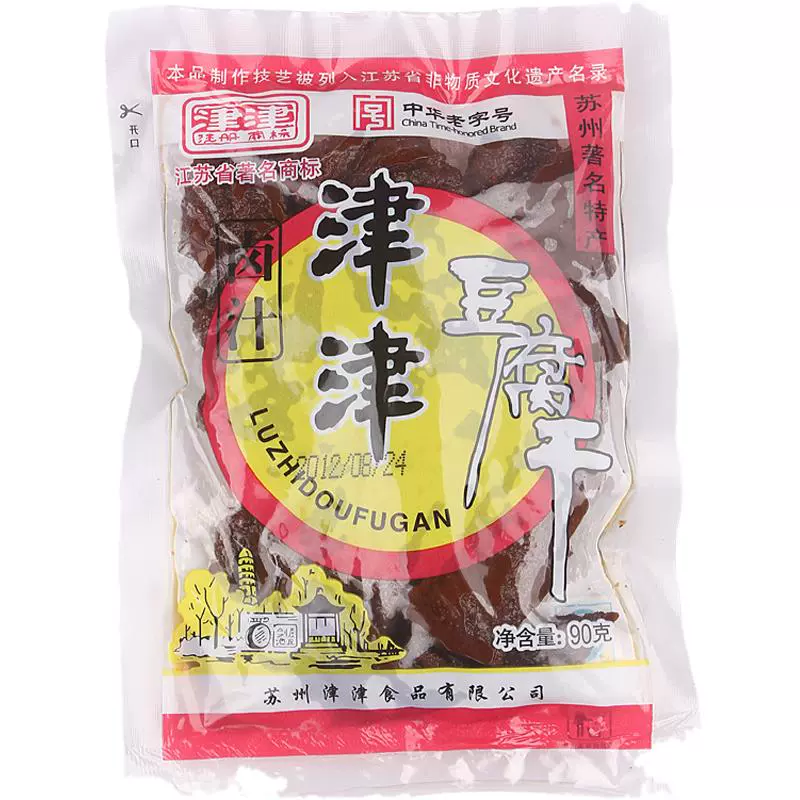 津津 卤汁豆腐干 90g*1袋 ￥3.83