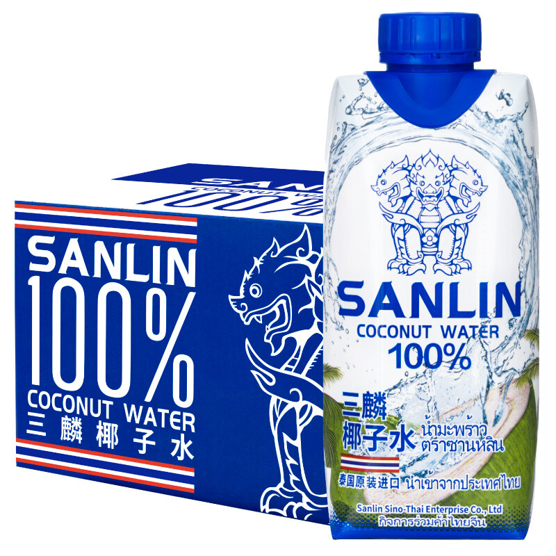 SANLIN 三麟 椰子水330ml*12瓶 11.8元