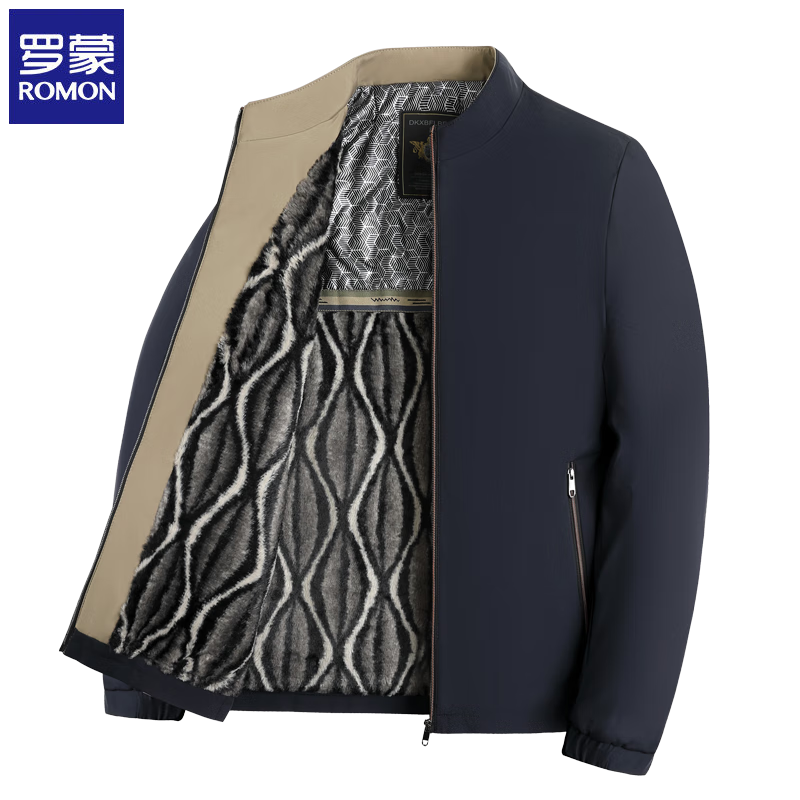 ROMON 罗蒙 行政夹克加绒加棉外套 72元（需用券）