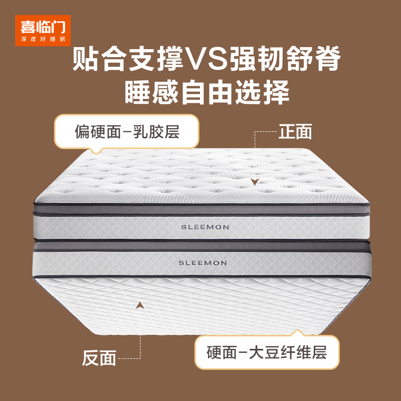 喜临门 磐石 弹簧乳胶床垫 1.8*2m 1512.16元（需用券）