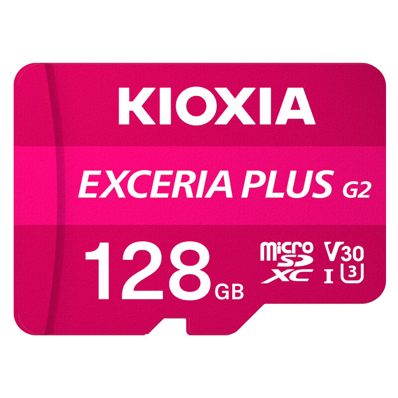 KIOXIA 铠侠 128GB TF(microSD)存储卡 G2 PLUS系列 U3 A1 V30 行车记录仪&安防监控手机