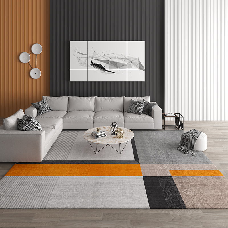 homelover 轻奢高级地毯客厅2023新款茶几毯沙发客厅家用地毯极简卧室垫地垫 8