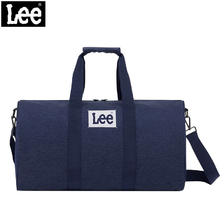 Lee 潮牌旅行包大容量男女手提斜挎包 深蓝色 104元（需用券）