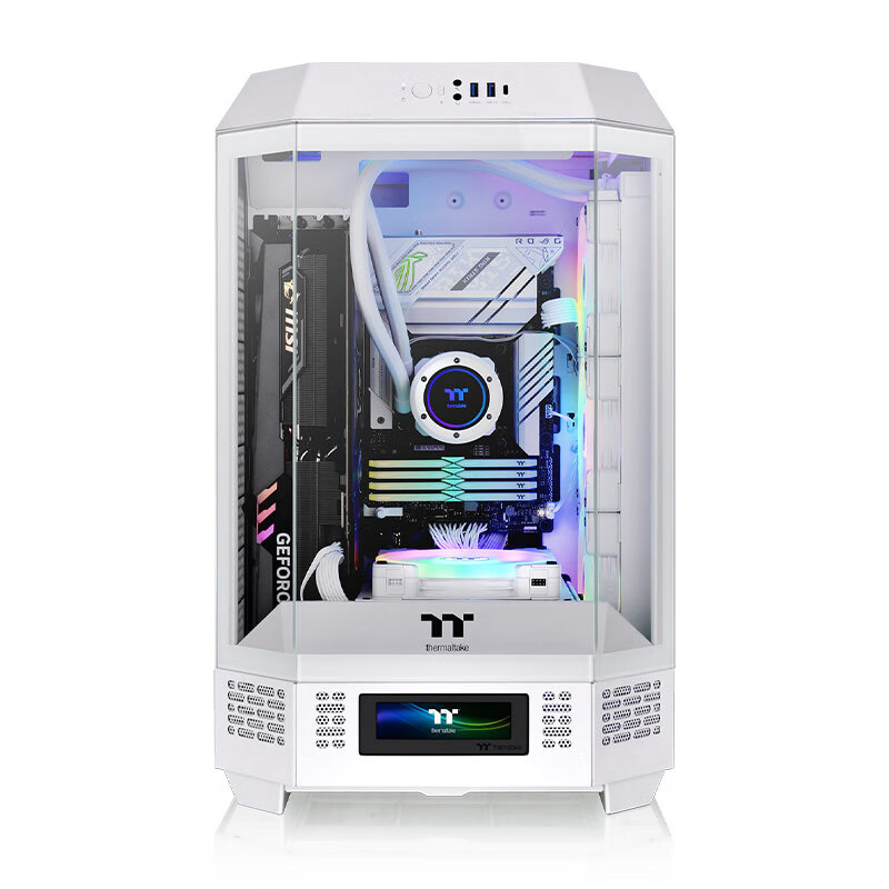曜越 Tt）The Tower 300海景房机箱 电脑主机 白色（Matx主板 589元 - 线报酷