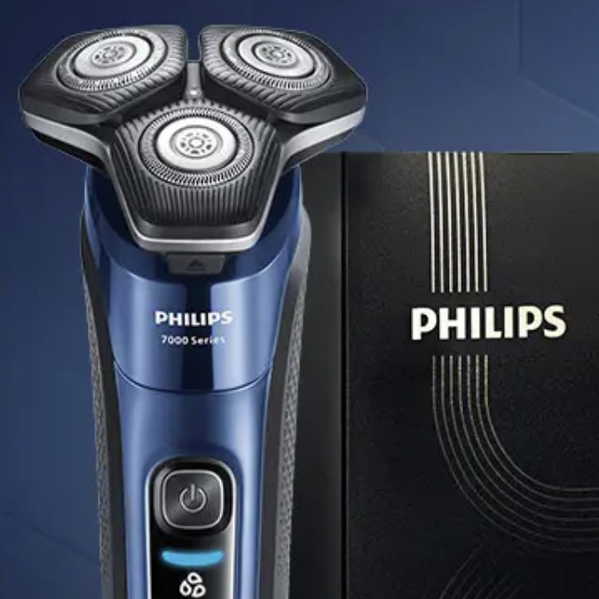 移动端、京东百亿补贴：PHILIPS 飞利浦 plus95折！电动剃须刀蜂巢7系 SkinIQ高