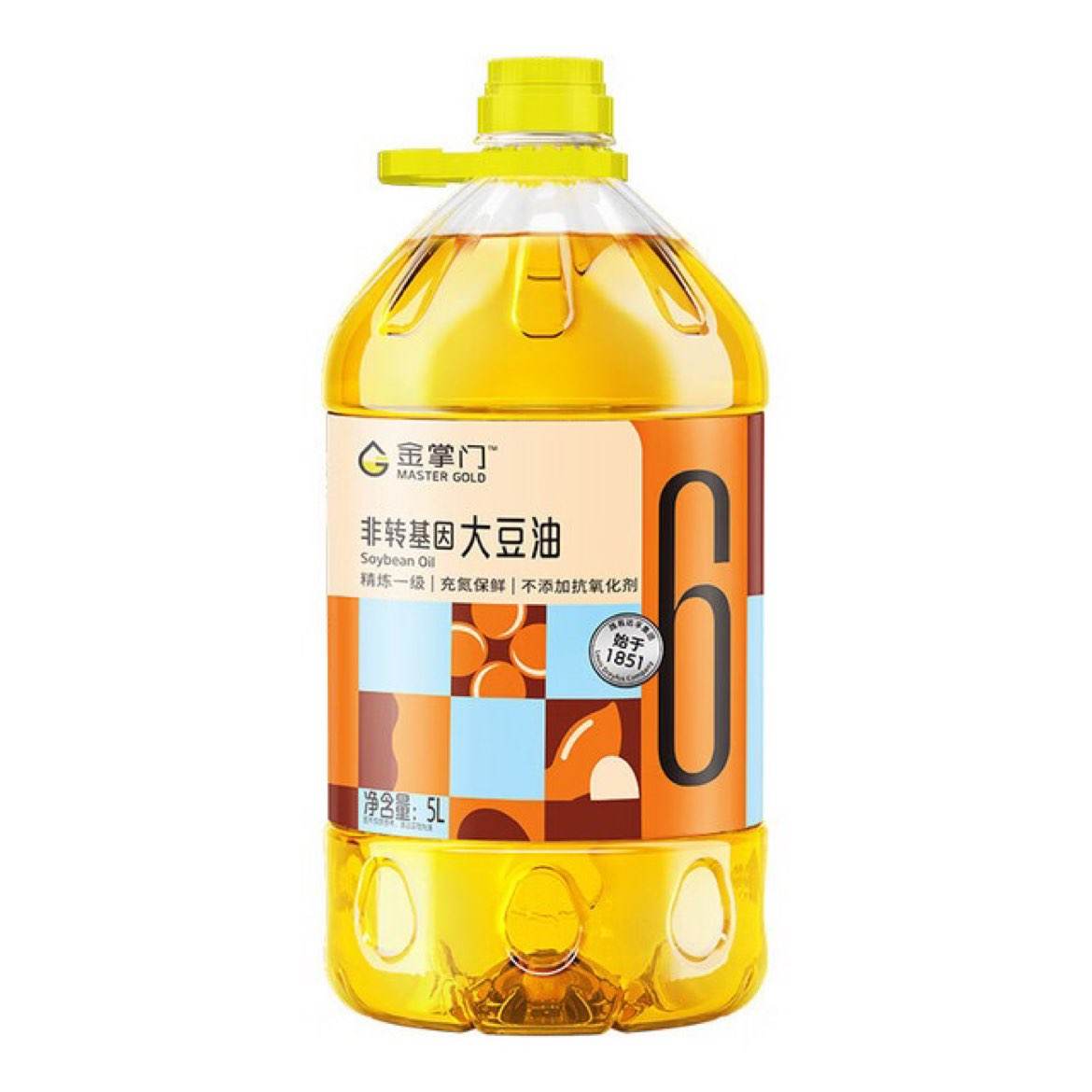 plus会员: 金掌门食用油 非转基因 大豆油5L 精炼一级 *3件 126.51元（42.17元/件