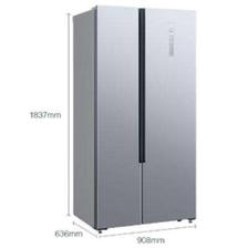 预售、PLUS会员：SIEMENS 西门子 KX50NA41TI 变频无霜双开门冰箱 500升 4039.4元包