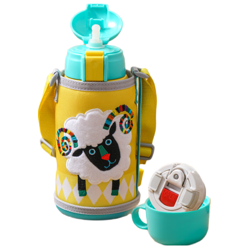 TIGER 虎牌 MBR-S06G-YY 吸管款儿童保温杯 600ml 96.65元（需用券）
