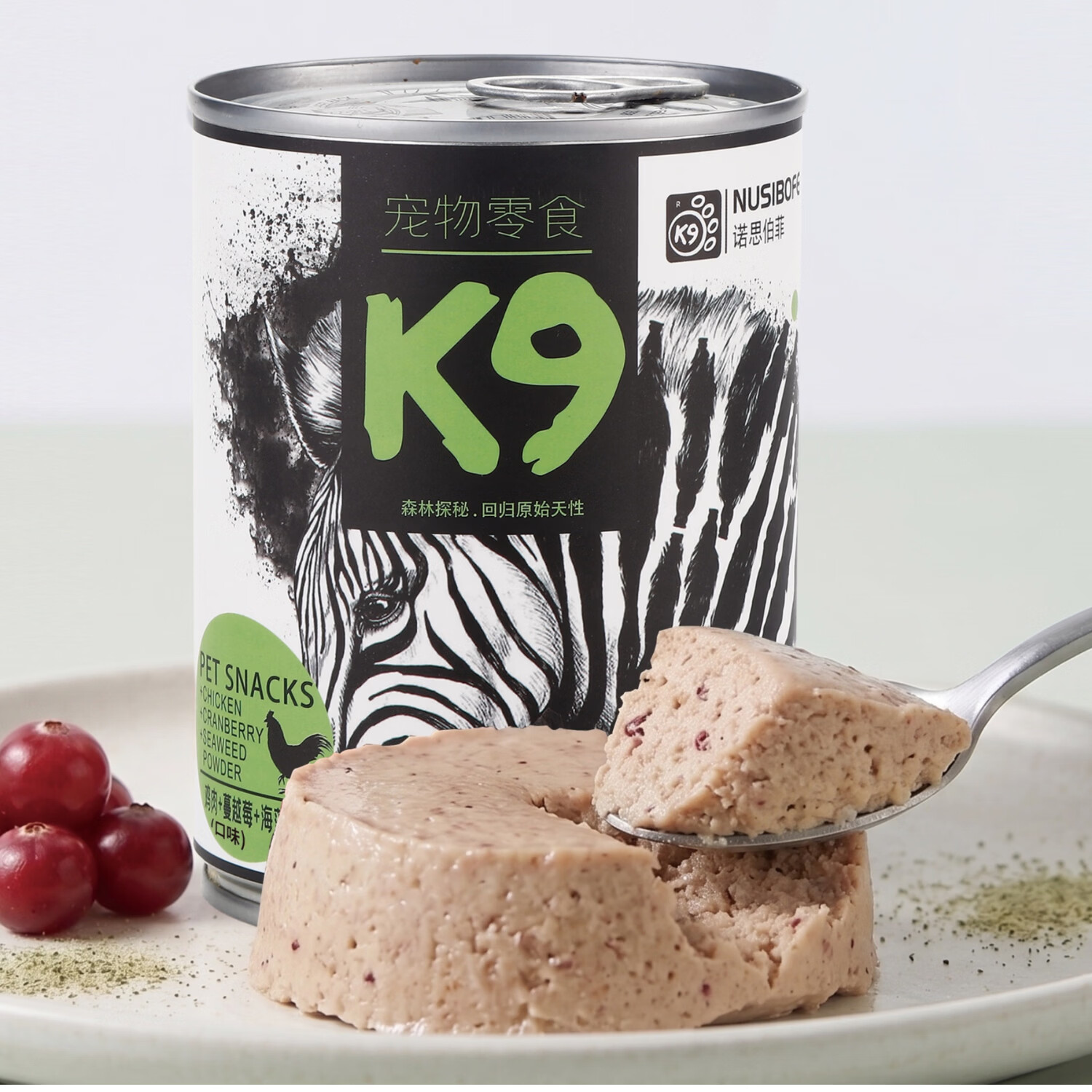 K9狗罐头湿粮 鸡肉蔓越莓海藻粉 375g 1.63元 - 线报酷