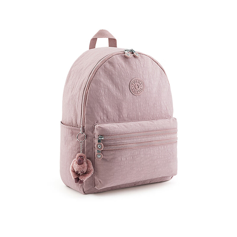 kipling 凯普林 男女款大容量包2024春季新款书包双肩背包|BOUREE ANTQ ROSE TL(粉) 3