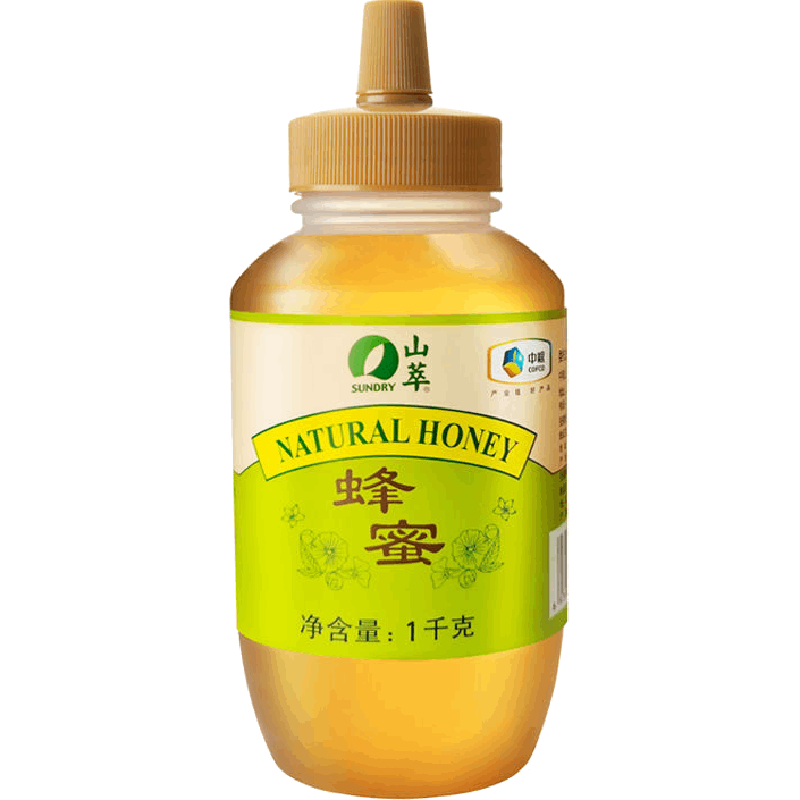 88VIP：山萃 百花成熟蜜纯正天然无添加早餐营养滋补冲调 1000g 27.55元（需用