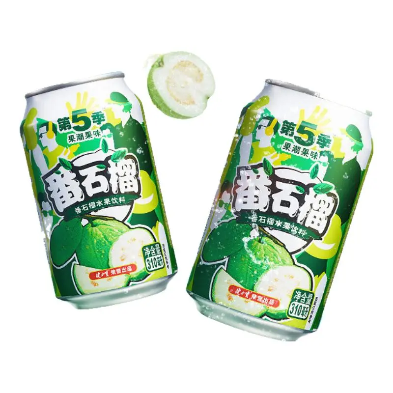 健力宝 第5季水蜜桃番石榴果味饮料310ml*6罐 14.9元（需用券）