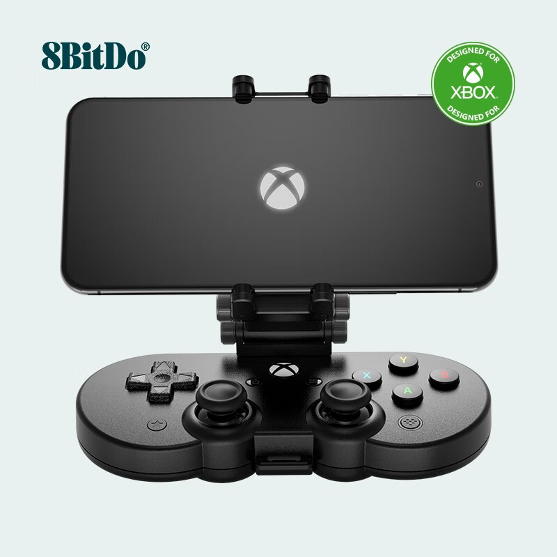 8BITDO 八位堂 SN30 Pro 微软合作款 无线游戏手柄 黑色+支架 套装 225.6元