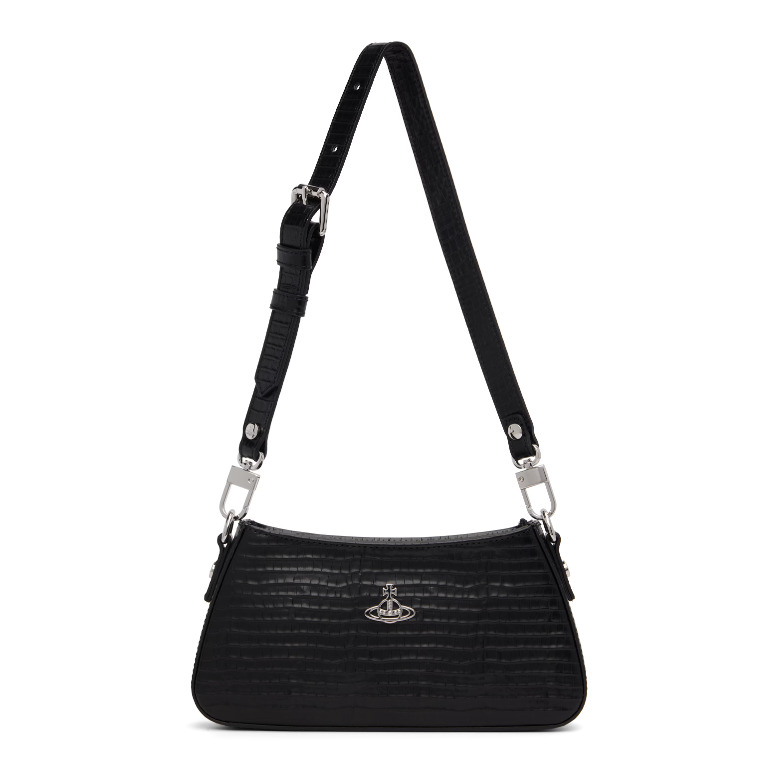 Vivienne Westwood Black Tasha 肩背手机包 5折 $270（约1912.44元）