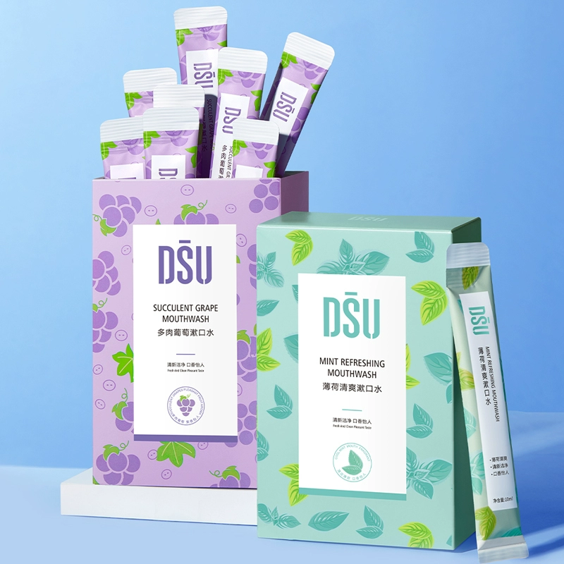 DSU 清爽便携水果漱口水*65条 券后19.9元