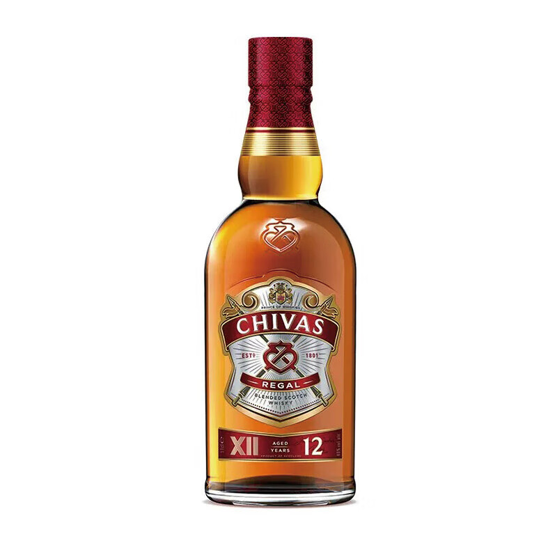 CHIVAS 芝华士 12年威士忌 原装进口洋酒烈酒 芝华士12年 500ml 91元