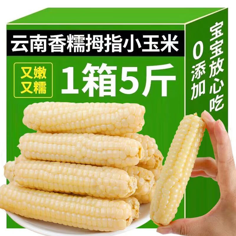 西双版纳 拇指玉米 净重5斤 产地直发 52.8元（需用券）