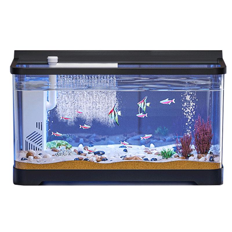 宠小岛 生态鱼缸 过滤制氧一体机 中号黑色基础款 54.9元