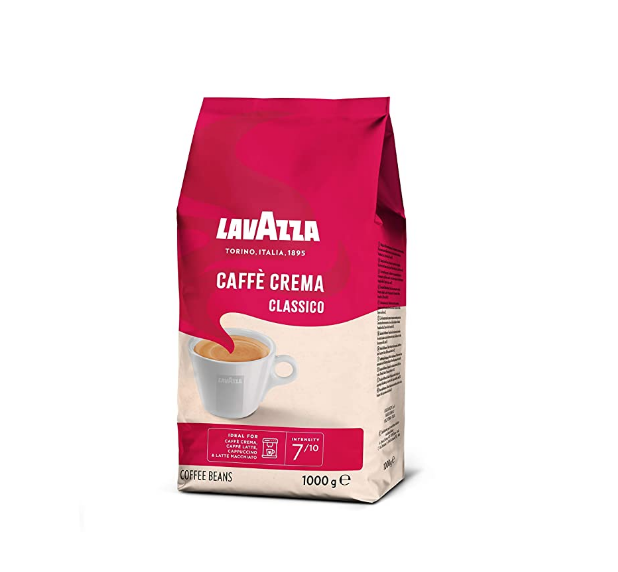 30%罗布斯塔+70%阿拉比卡：1kg Lavazza 乐维萨 经典奶香咖啡豆 Prime直邮到手119元 值值值-买手聚集的地方