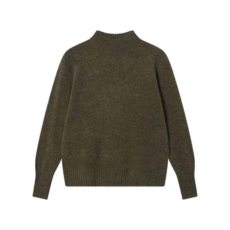 京东京造 毛衣女时尚针织衫气质衣服百搭冬外套女 灰色 M 海藻绿 XL 139元