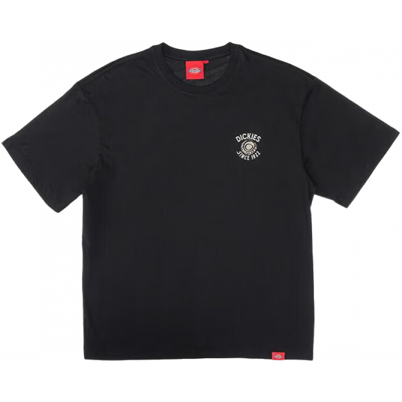 Dickies 纯棉短袖T恤男 夏季宽松凉感半袖 DK0A87DC 黑色 XL 69元