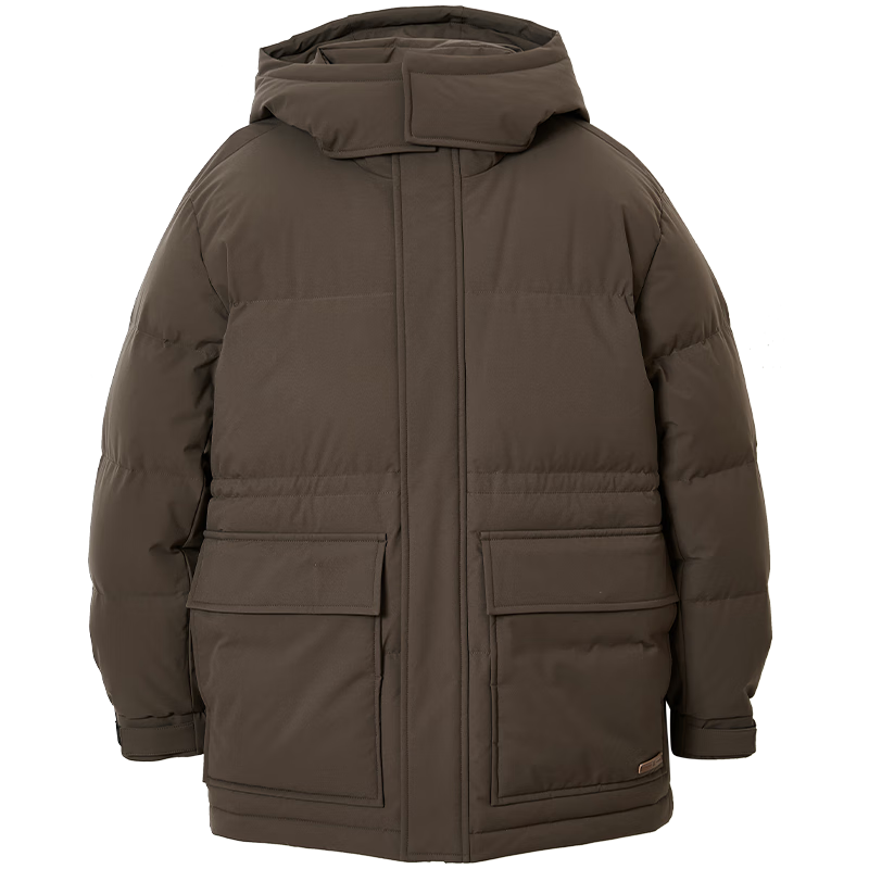 杰克琼斯 冬季百搭加厚可拆卸连帽羽绒服 289g充绒+凑单 427.05元(需凑单)
