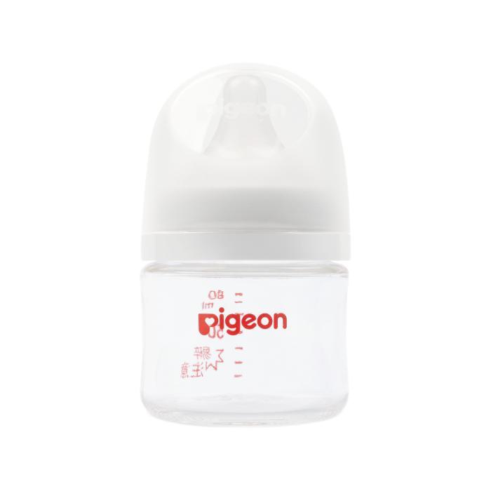 移动端、京东百亿补贴：Pigeon 贝亲 自然实感第3代PRO系列 AA185 玻璃奶瓶 80ml 