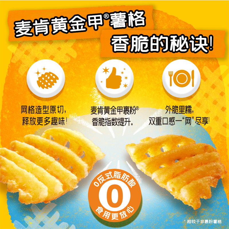 McCain 大V脆脆薯角半成品炸锅食材 油炸速食冷冻食品 400g 13.92元 - 线报酷