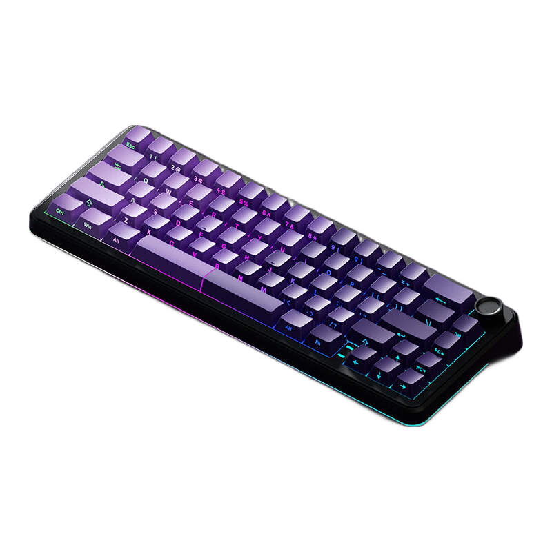 维咖 WEIKAV WK68 66键 三模机械键盘 紫气东来 胭脂轴 RGB 132.15元