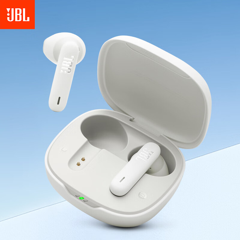 JBL 杰宝 WAVE FLEX 2 真无线蓝牙耳机 半入耳音乐耳机 通话降噪运动游戏带麦 