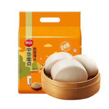 思念 奶香馒头960g 约48只 6.83元（需买5件，需用券）