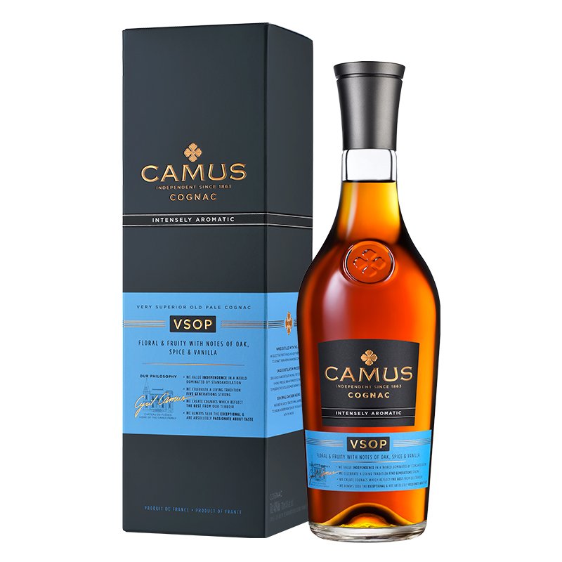 CAMUS 卡慕 vsop 醇酿升级版 干邑白兰 40%vol 700ml 319.81元（需用券）