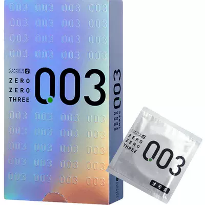 冈本 003白金版避孕套 超薄超润滑 玻尿酸 12只/盒 31.1元+5元淘金币