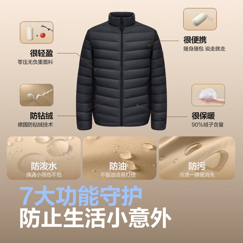 BOSIDENG 波司登 男士羽绒服 优惠商品 259元（需用券）